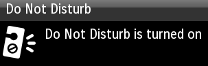 Active Do Not Disturb